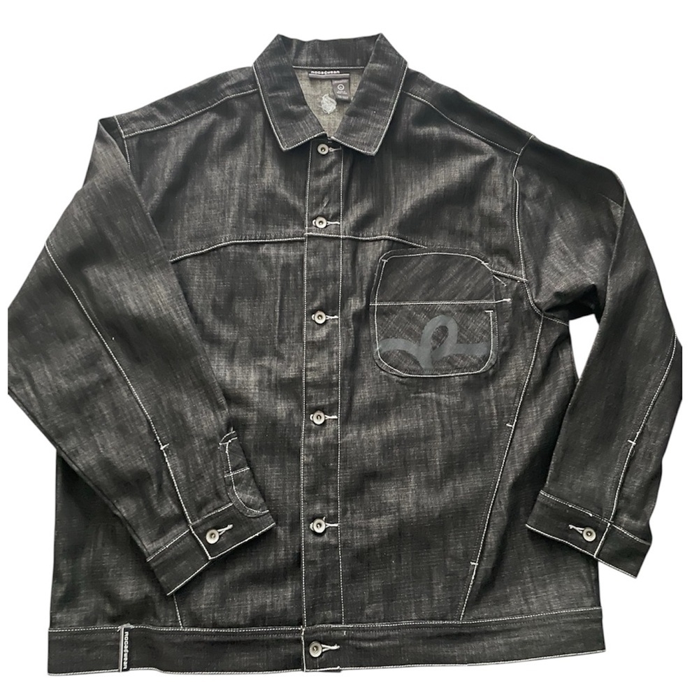 Rocawear Men’s XL black denim jacket, New